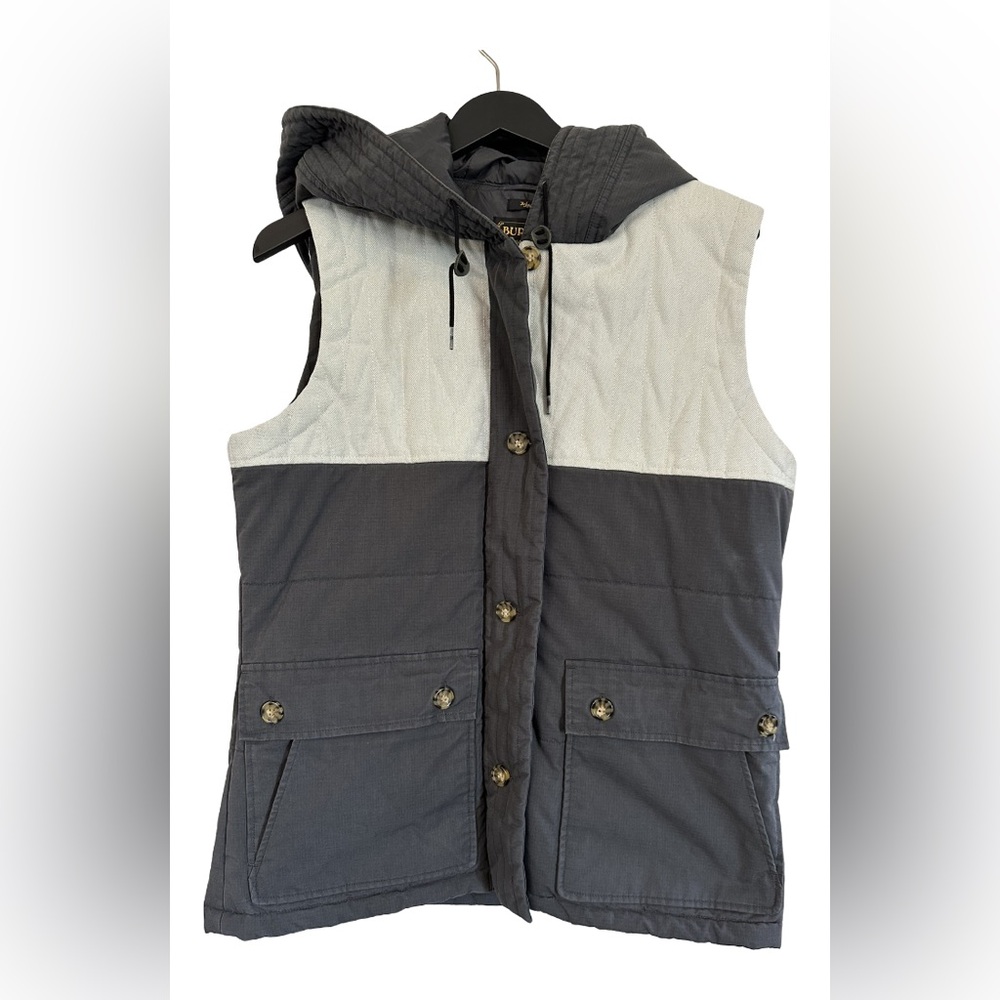 Burton - Dryride Snowboard vest. Charcoal grey and off-white. Size: Large